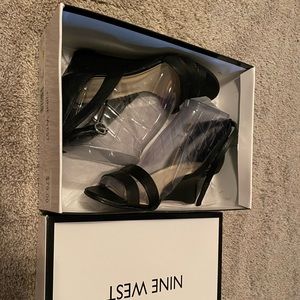 Nine West black Wedges Size 10